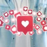 Facebook hearts