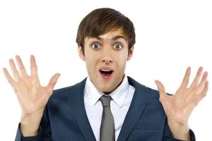 Body language in a man