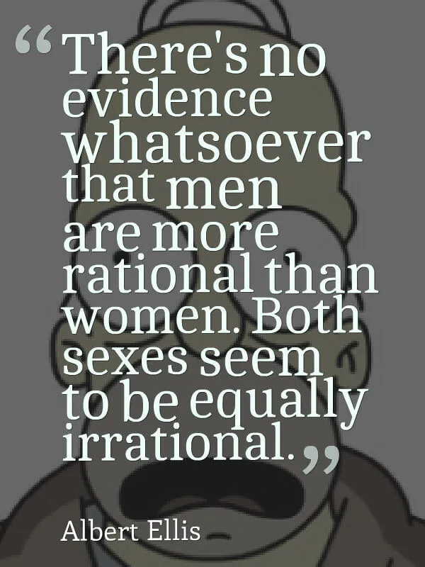 Men and Women Are Equally Irrational