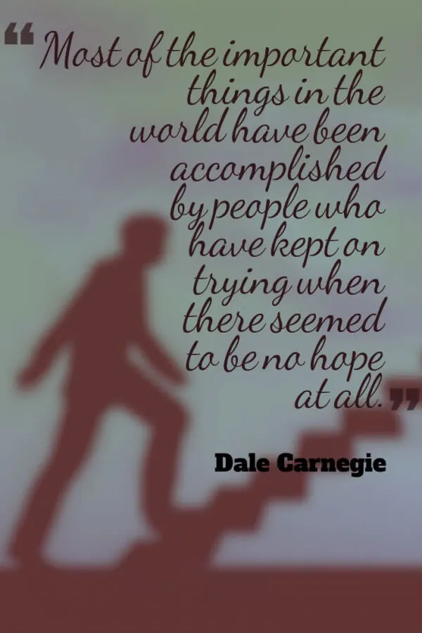 Motivation to keep trying to be successful with women. success keep trying