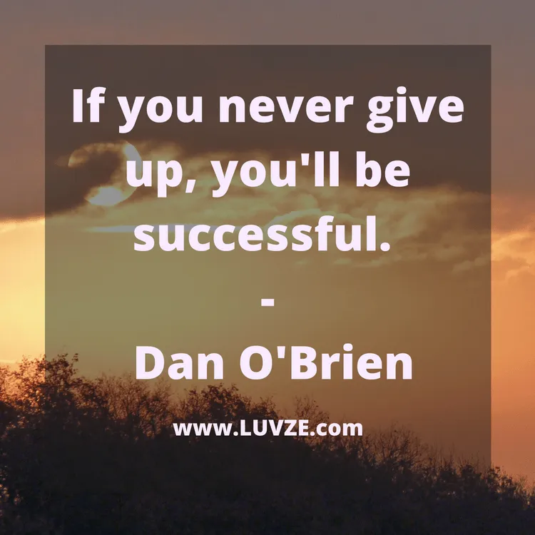 never give up quotes