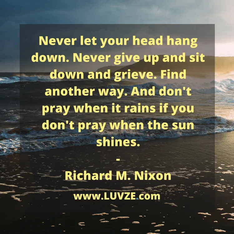 never give up quotes