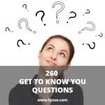 get to know you questions