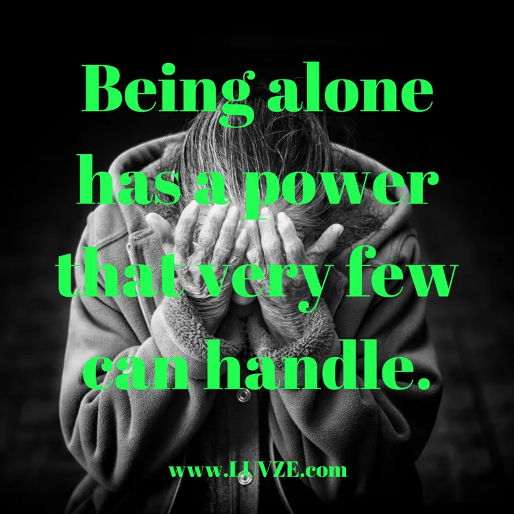 being alone quotes