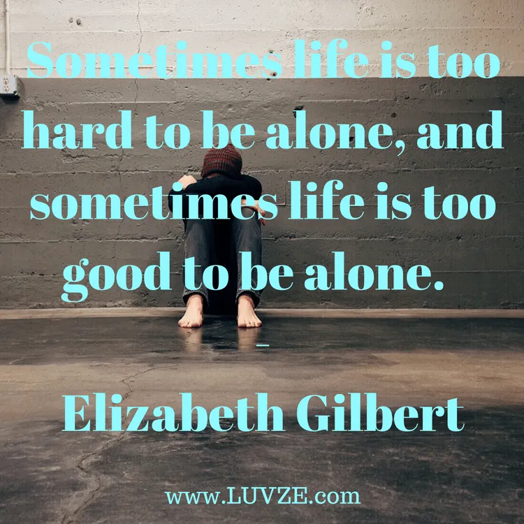 being alone quotes