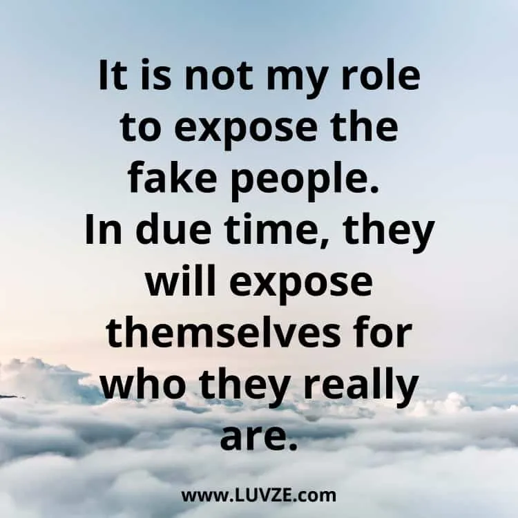 fake people quote