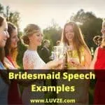 bridesmaid speech examples