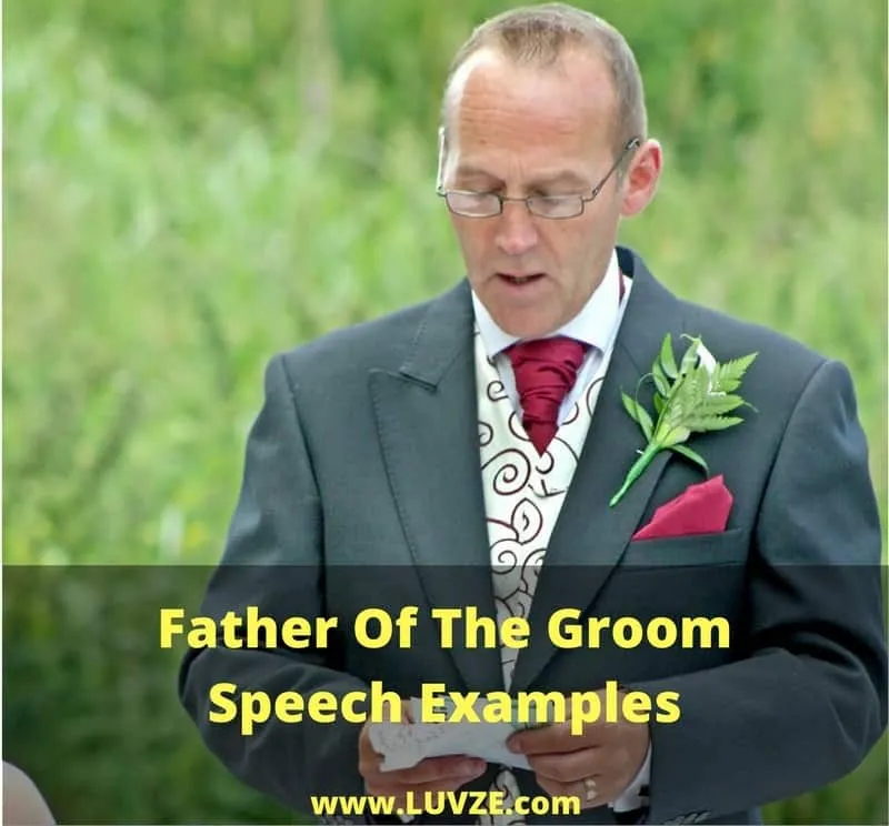 father of the groom speech examples