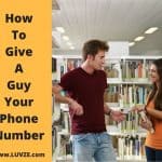 how to give a guy your phone number