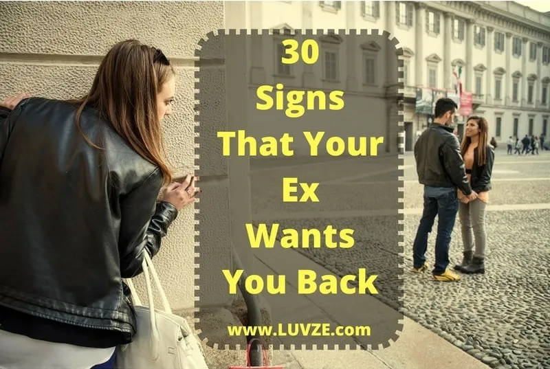 signs that your ex wants you back