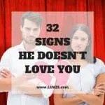 32 signs he doesn't love you