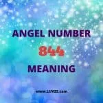angel number 844 meaning