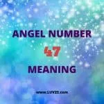 angel number 47