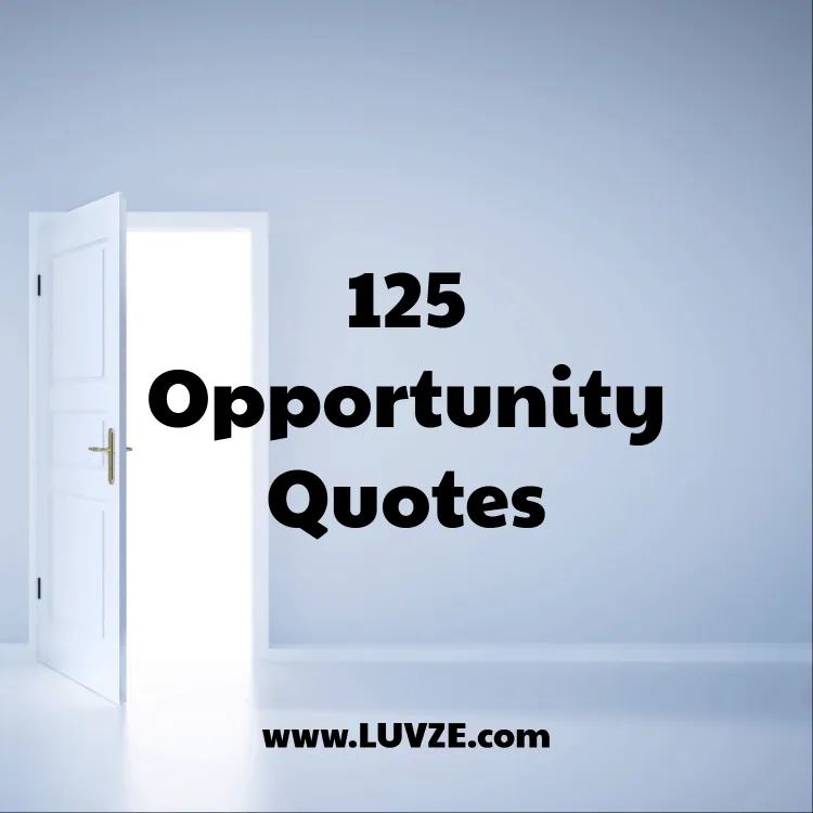 opportunity quotes