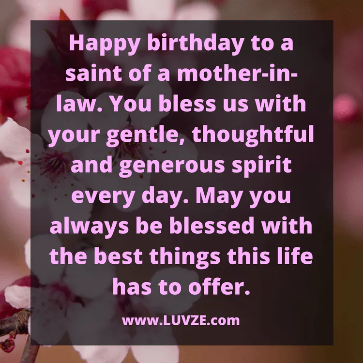 happy birthday mother in law
