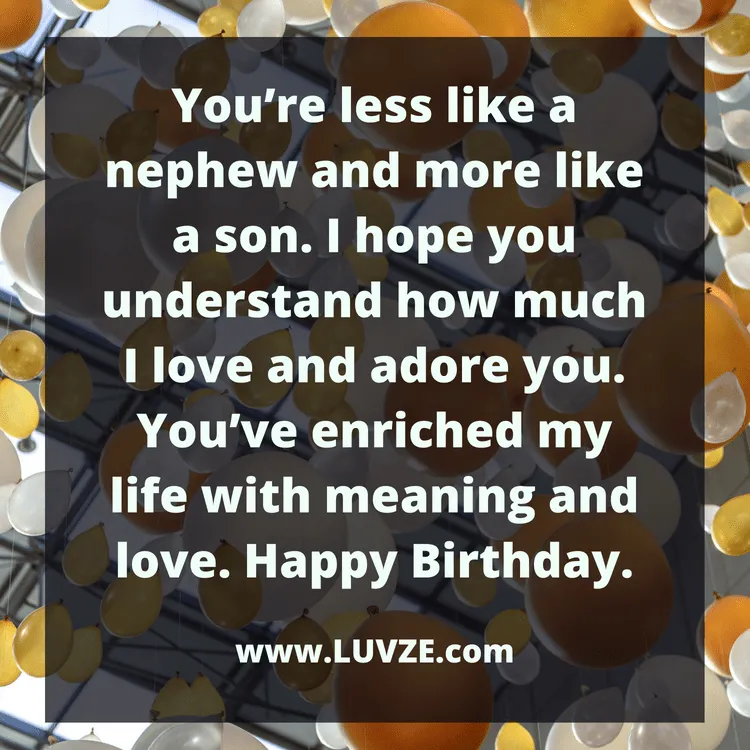 happy birthday nephew