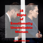 signs of emotionally unavailable women